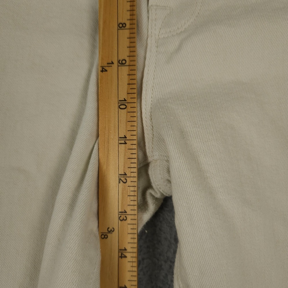 Good American Jeans Womens 14 32 Cream Bone Good Classic High Rise Waist Stretch - Picture 6 of 13